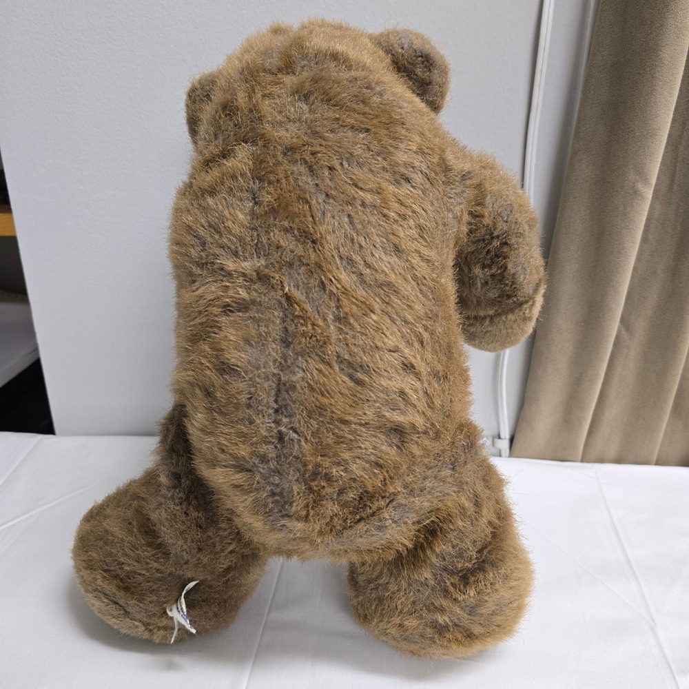 Vintage 1984‎ Animal Toy Teddy Bear Brown Plush Soft Stuffed Animal Kids - Picture 2 of 8